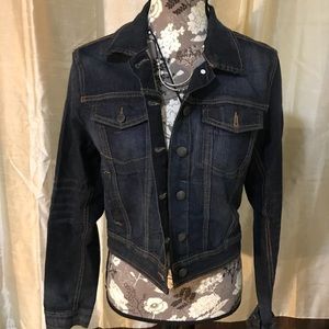 Dark blue jean jacket